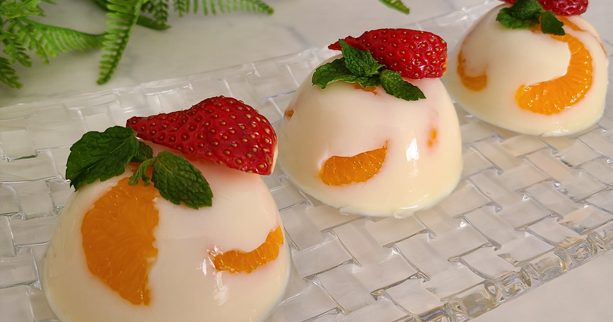 ミルクのようなフルーツ寒天 | スゴ活！（アレンジレシピ